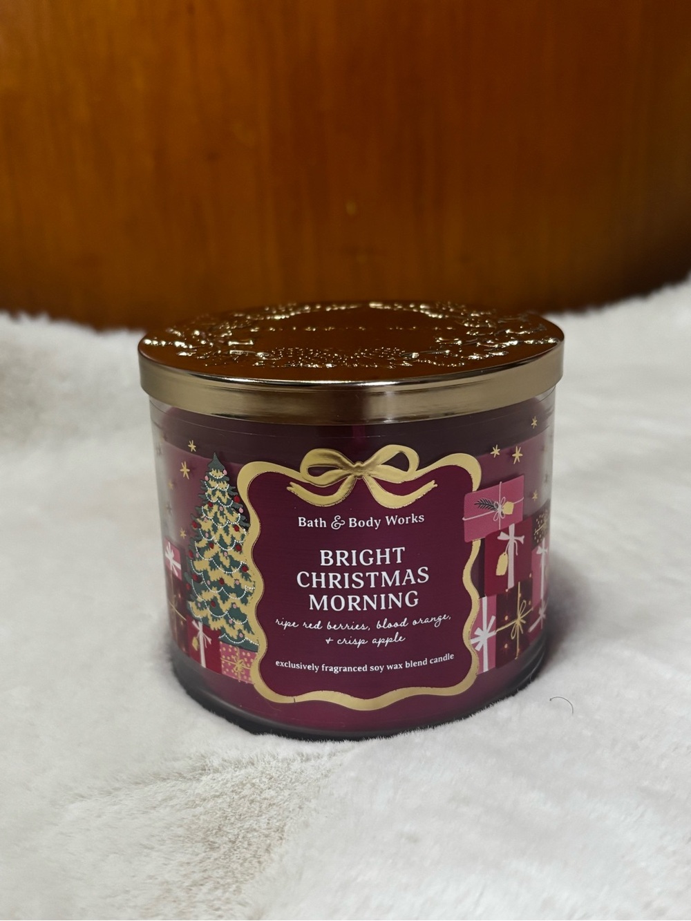 Bath & Body Works Bright Christmas Morning Candle